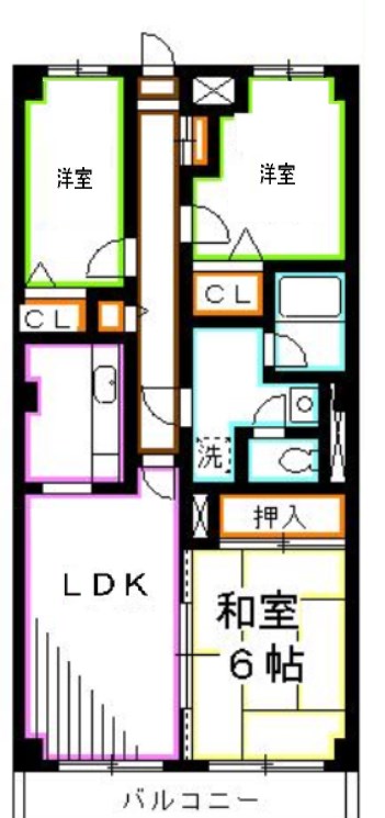 センターコート井の頭公園 間取り