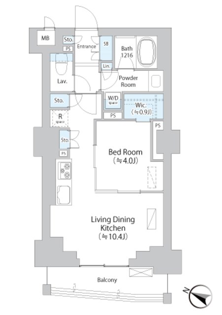 イストワール阿佐ヶ谷 間取り図