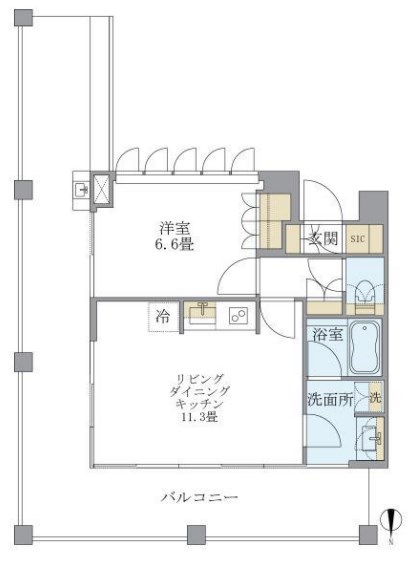 Brillia ist 中野セントラルパーク  間取り図