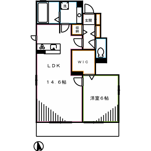 チャコット桜堤 間取り