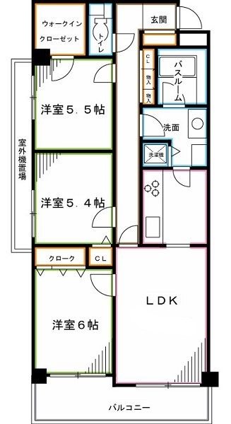 コンフォリア西荻北  間取り