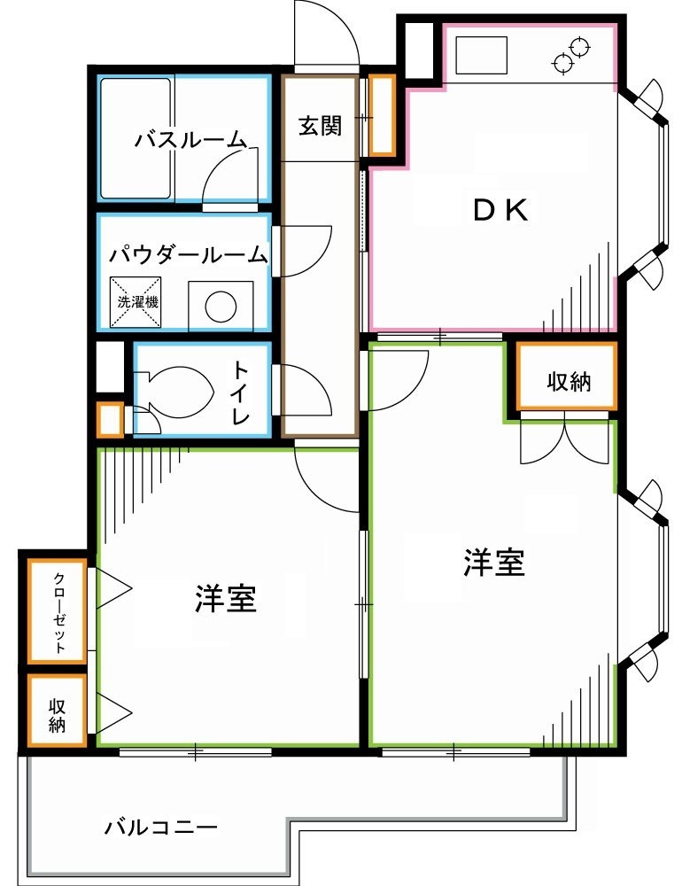 スカイヒル荻窪 間取り