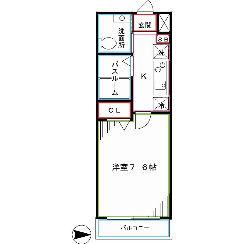 ペアパレス井草  間取り