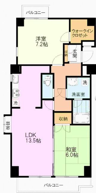 メゾン東洋上石神井 間取り