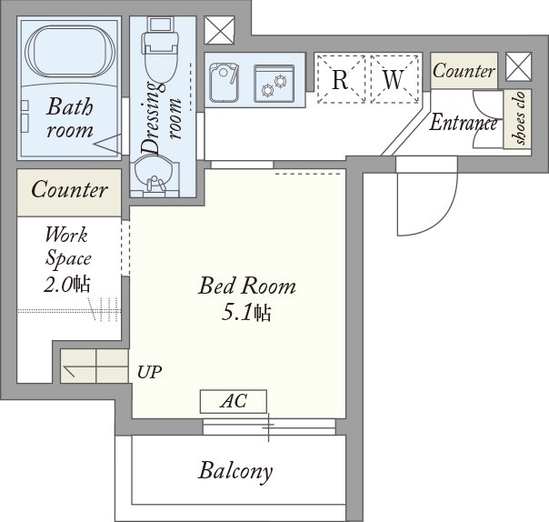 My style vintage中野富士見町 間取り