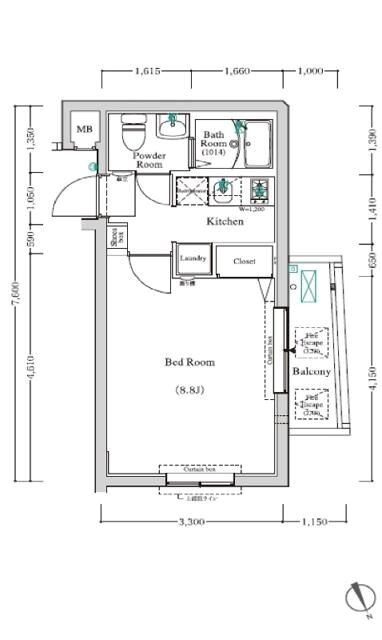 アンベリール吉祥寺イースト 間取り