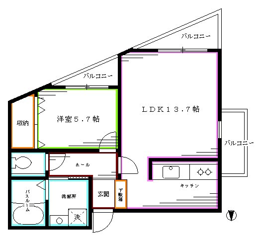 コート　エバーグリーン    間取り