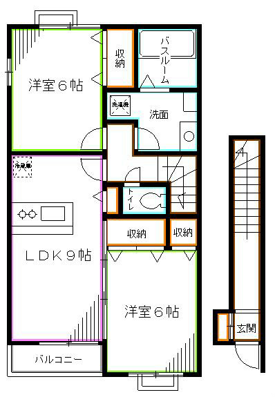 サニーフラット善福寺 間取り