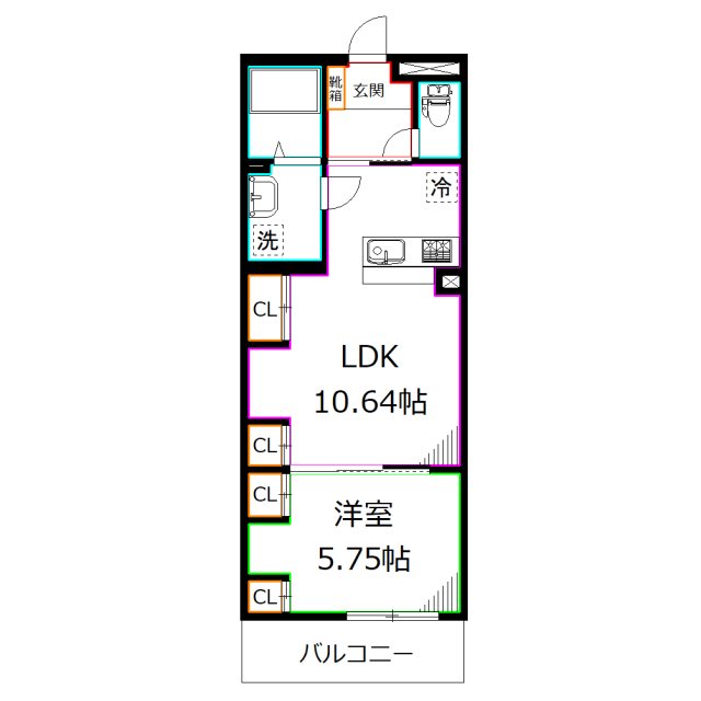 リブリ・花小金井 間取り