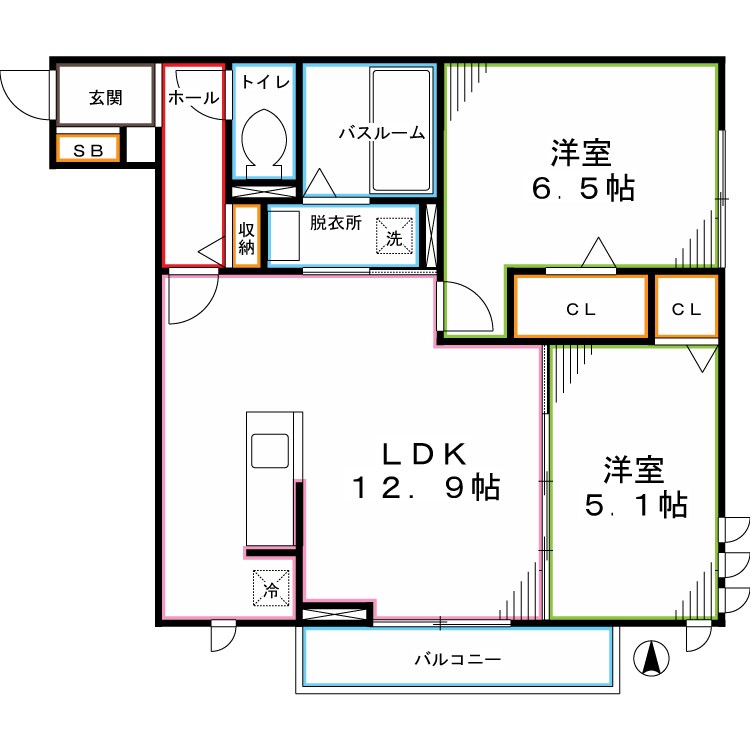 セントバーバラ国立 間取り