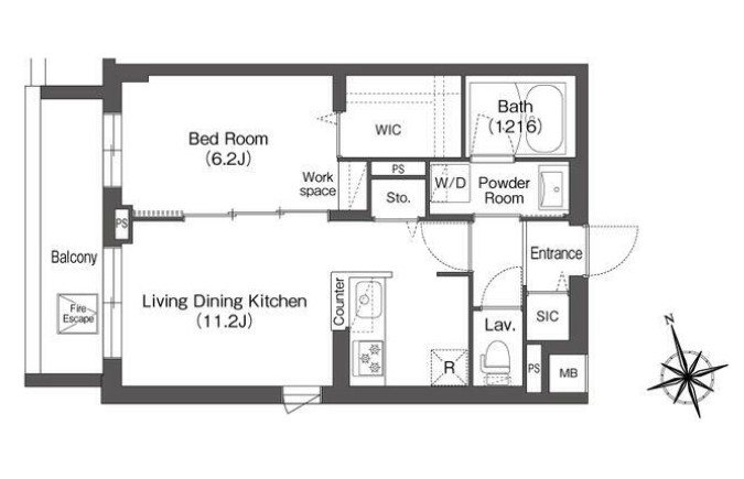 AIFLAT方南町 間取り