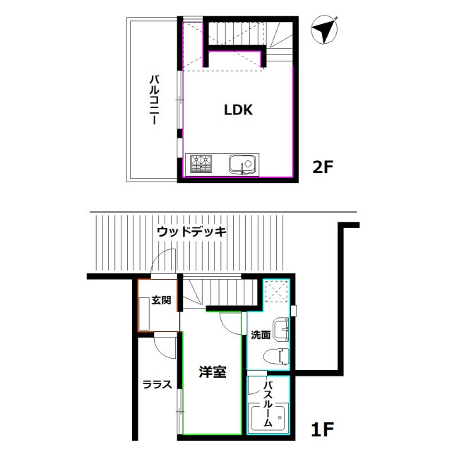 エスパス松庵 間取り