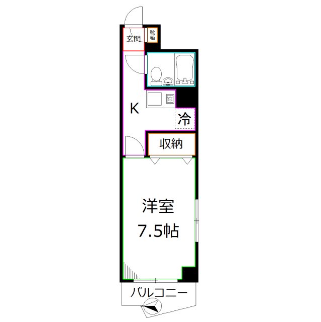 K’s SQUARE 間取り