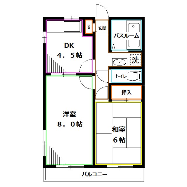コート西荻 間取り