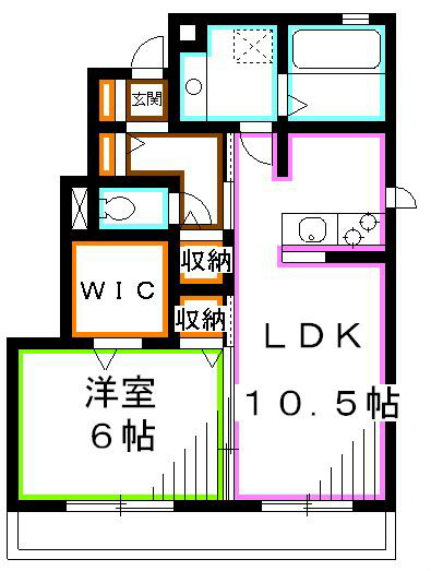 メゾン　シェーヌ 間取り