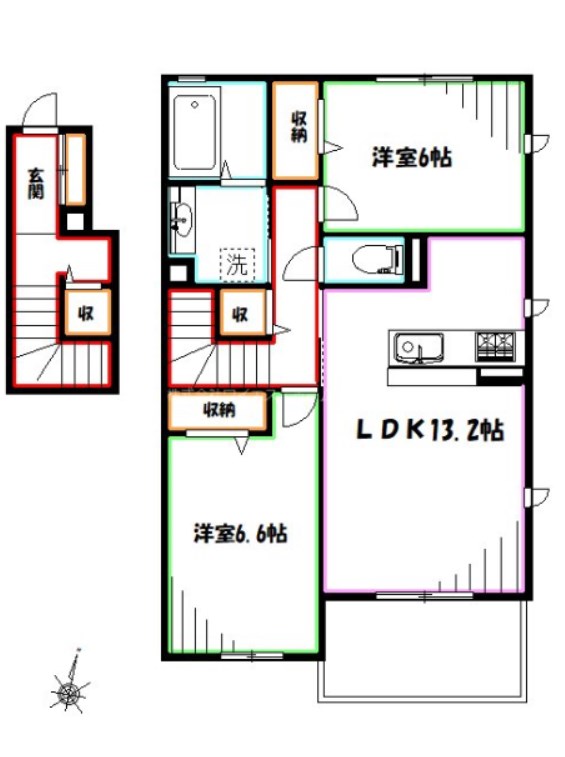 シルフィッドS 間取り