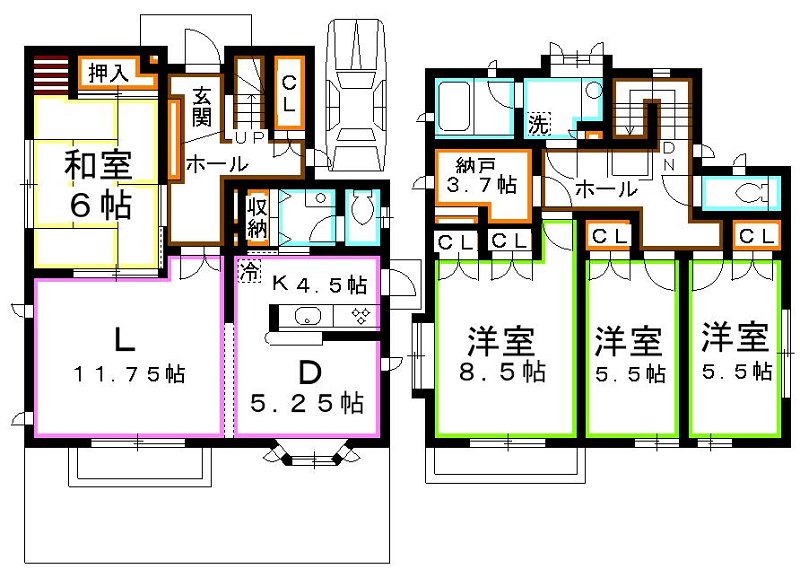 THE　HOUSE善福寺  間取り