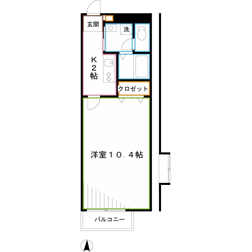 アンプルールフェールKOKI 間取り