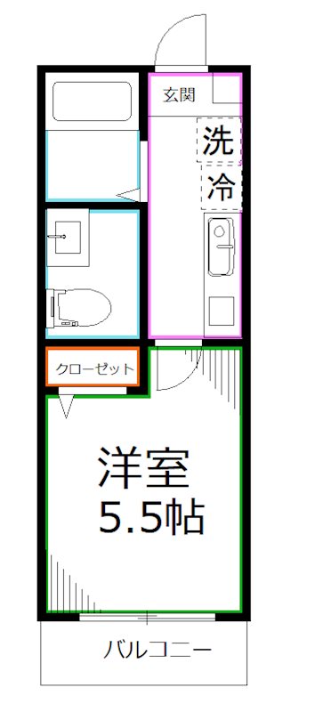 フォルジュロン・パンセ 間取り