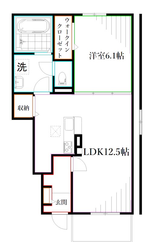 ファミーユ北町 間取り