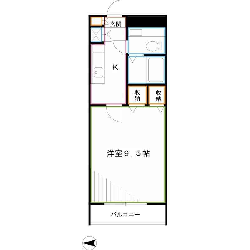 ガーデンクレスト1714 間取り