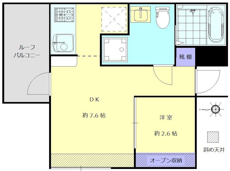 Recorrido Nakanoshinbashi（レコリード中野新橋） 間取り