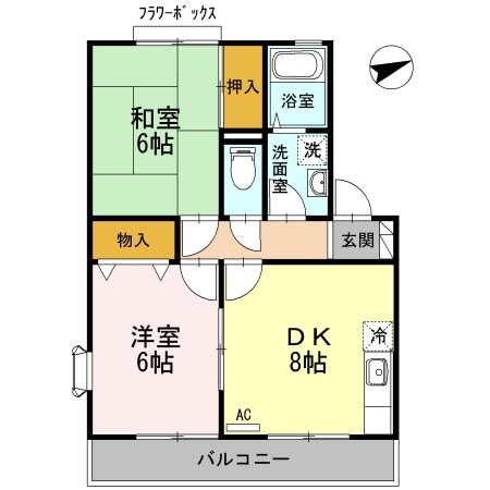 アヴァンティコートＡ棟 間取り