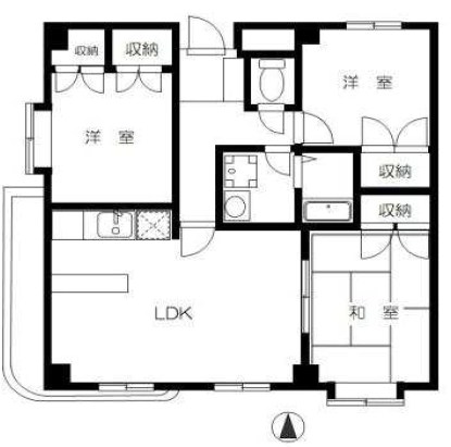 タチマンション沼袋 間取り
