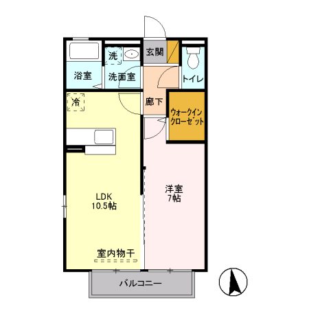 クレール上落合 間取り