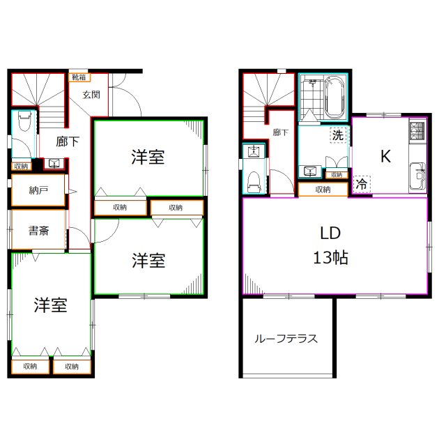 貫井北町5丁目戸建 間取り