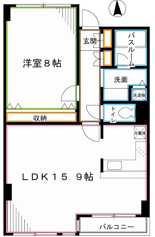 パローマＩＯＧＩ 間取り