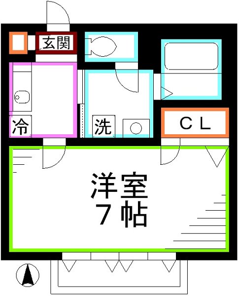 レジデンスシーアロマ 間取り