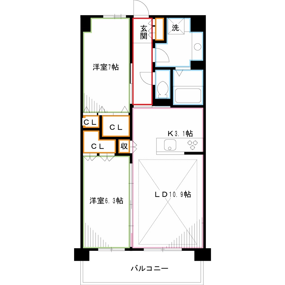 Nステージ東小金井 間取り