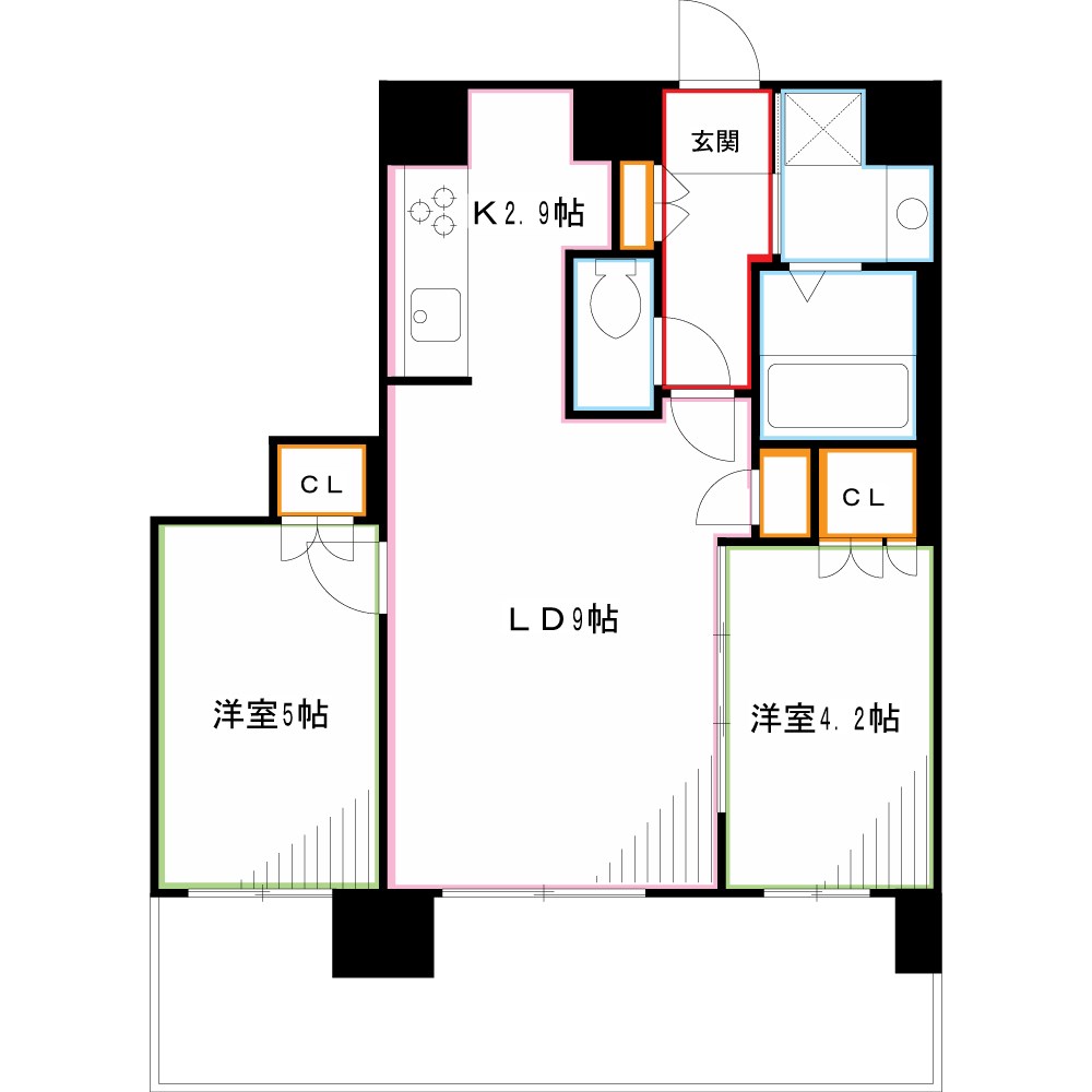 ＢＥＬＩＳＴＡ三鷹 間取り
