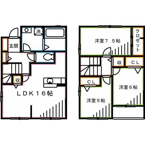 メゾンヴィーニュ 間取り