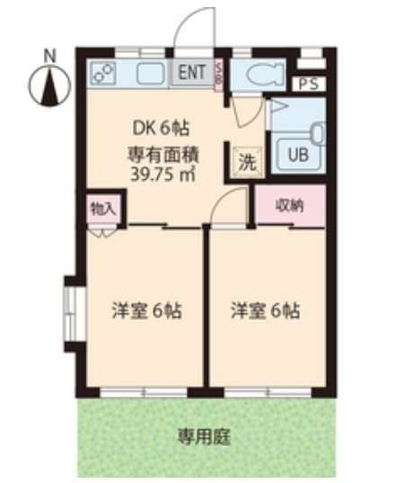 モンシャトー小金井東A棟 間取り
