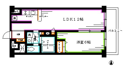 フォルマーレ新中野 間取り