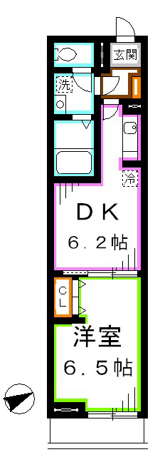 グリシーヌ2 間取り