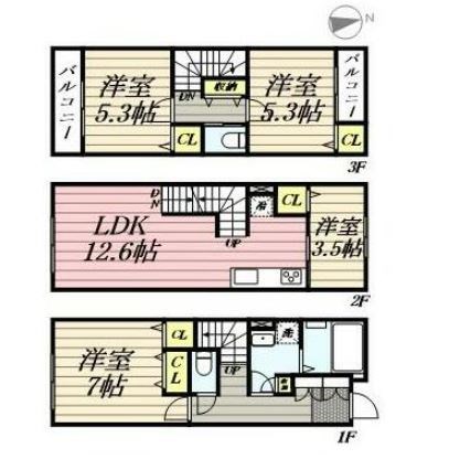 アーバンパーク三鷹 間取り