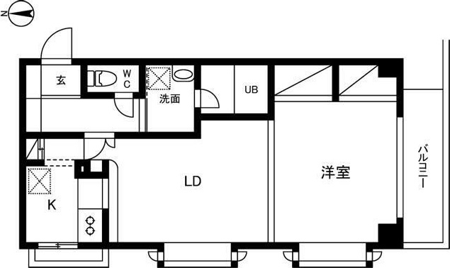 サンライズ国立 間取り
