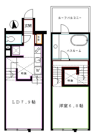 ラグゼナ東高円寺 間取り