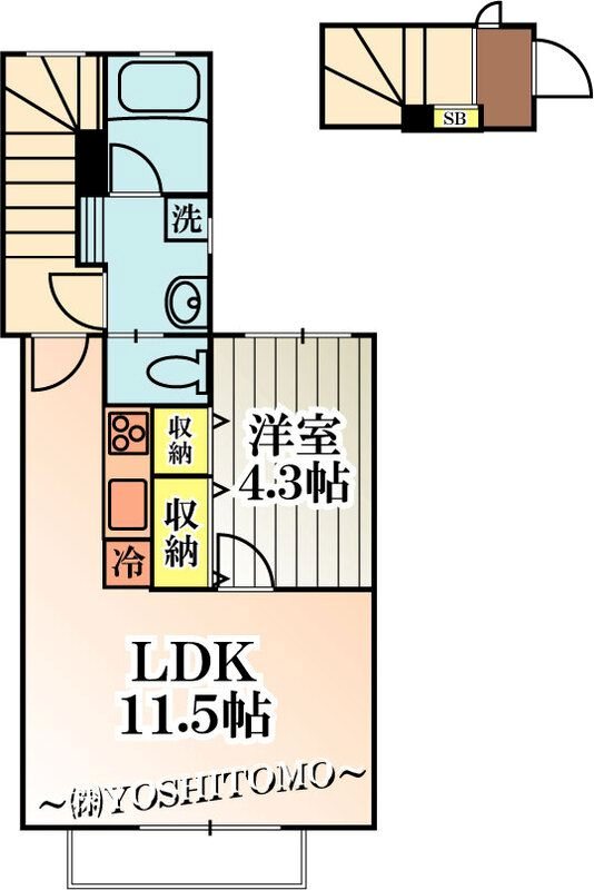 COMFORT　ROOM 間取り
