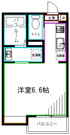 Ｙ’ｓＦｌａｔ高円寺 間取り