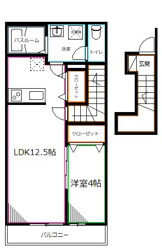 リブリ・SUN　GREEN 間取り