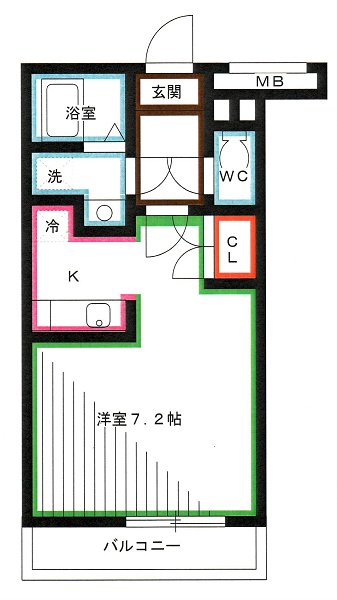 ル・ボワ武蔵境 間取り