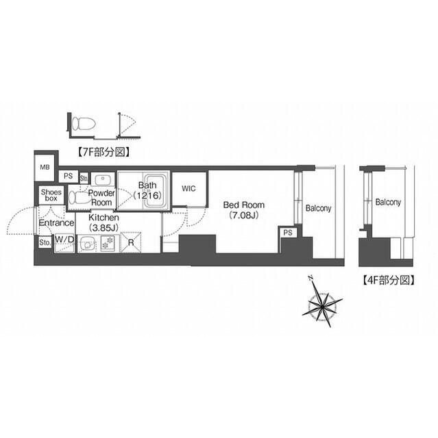コンフォリア西荻窪 間取り