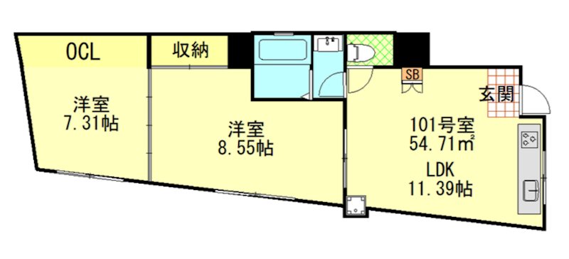 ラディアンテ中野 間取り