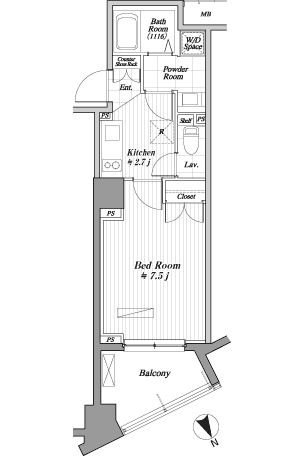 ハラスパジオＢ. P 間取り