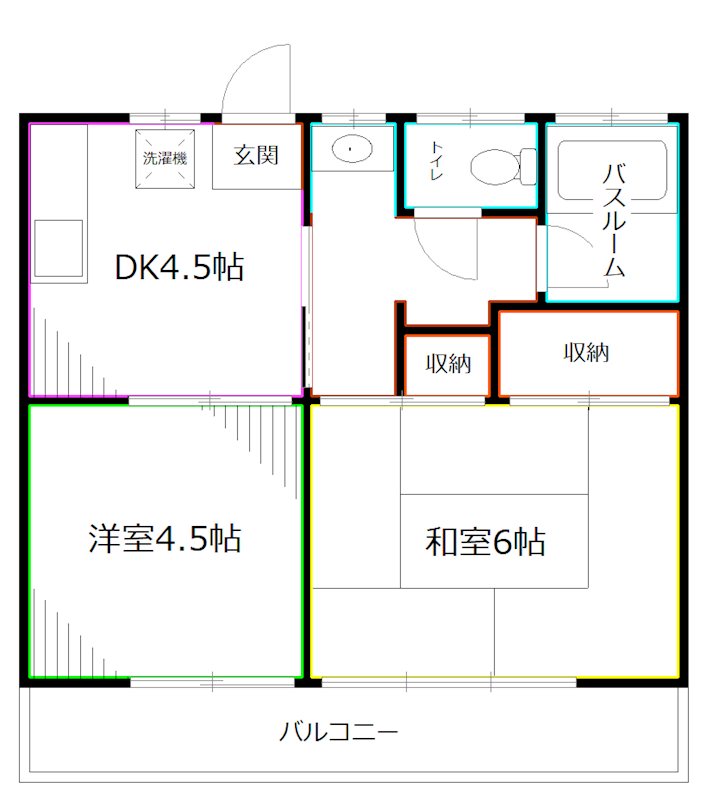 下井草ハイツ  間取り