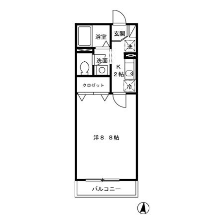 フラッツ西落合 間取り